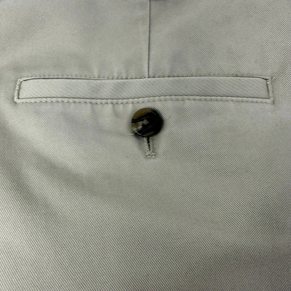 Brooks Brothers Chino Mens 36x32 Tan Clark Advantage Flat Front Khaki Pants